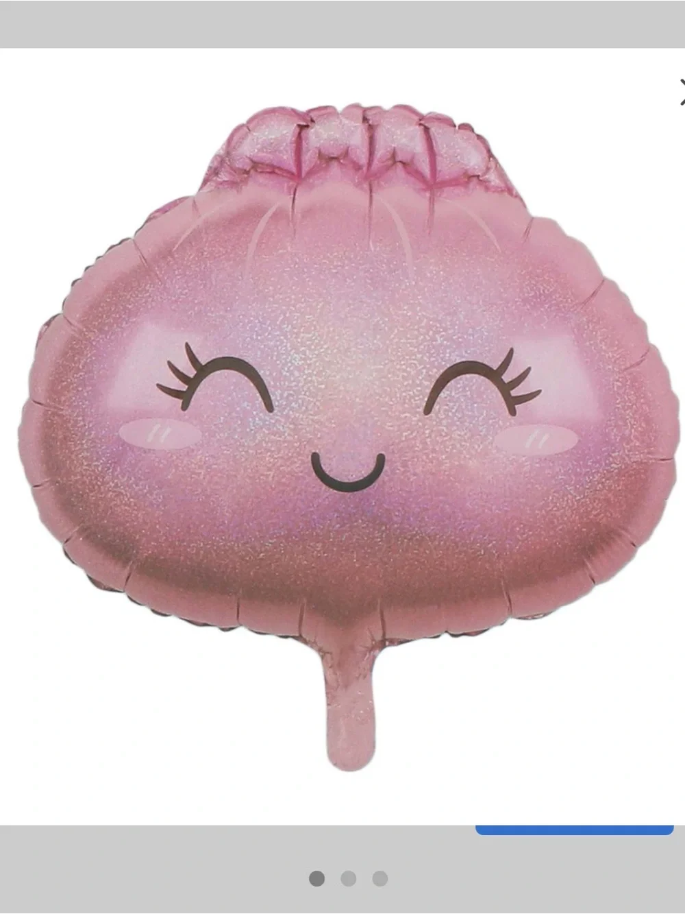 Set of 2 Surprise Dumpling Squishy Foil Balloons - Party / Birthday Decorations